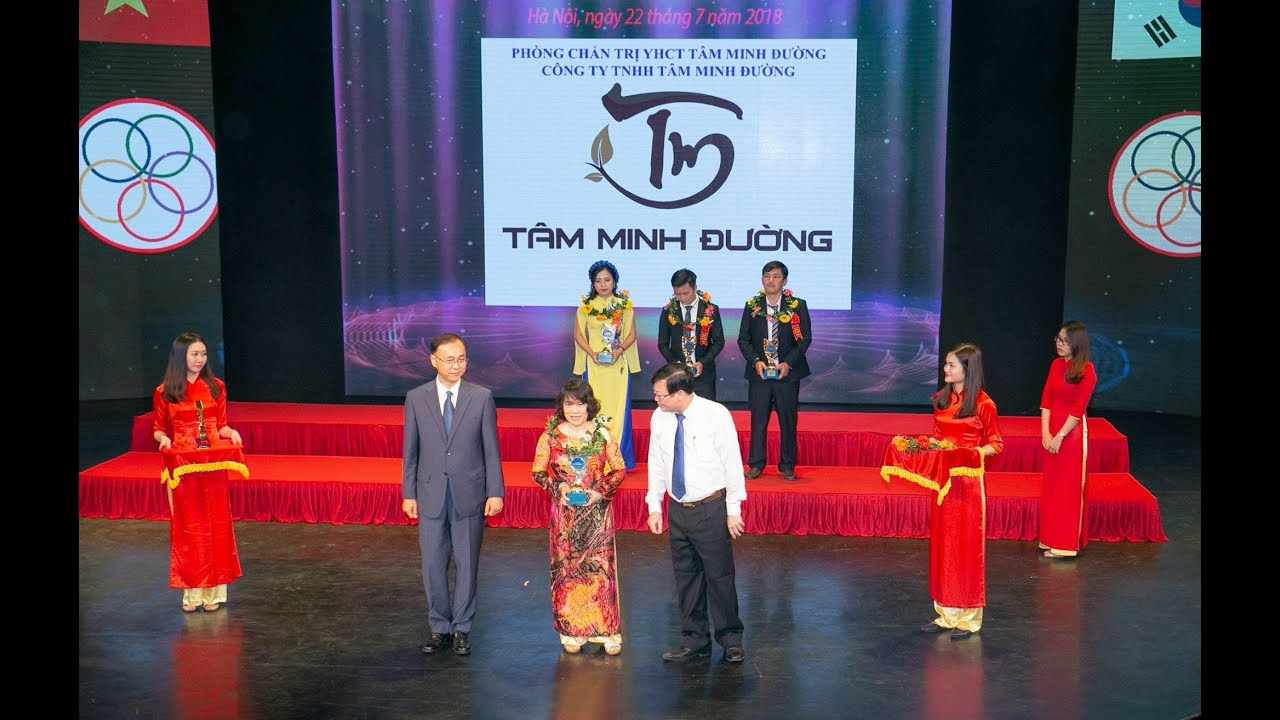 Tâm Minh Đường nhận giải thưởng thương hiệu vàng trong hoạt động chăm sóc sức khỏe của người Việt